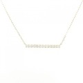 【リメイク】K18YG ダイヤモンド ネックレス 0.20CT