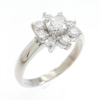 PT フラワー ダイヤモンド リング 0.36CT
