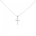 ミキモト クロス ネックレス 0.36CT