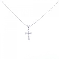 ミキモト クロス ネックレス 0.36CT