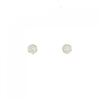 K18YG ダイヤモンド ピアス 0.30CT