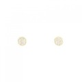 【新品】K18YG ダイヤモンド ピアス 0.20CT