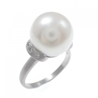 PT 白蝶パール リング 13.1mm
