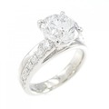 PT ダイヤモンド リング 2.108CT E SI2 Good