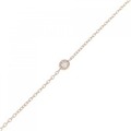 K18PG ダイヤモンド ブレスレット 0.03CT