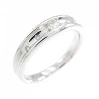 K18WG ダイヤモンド リング 0.15CT