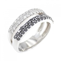 K18WG ダイヤモンド リング 0.80CT