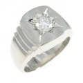 PT 印台 ダイヤモンド リング 0.512CT