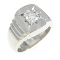 PT 印台 ダイヤモンド リング 0.512CT