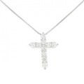 PT クロス ダイヤモンド ネックレス 0.50CT