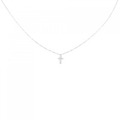 アーカー クロスパヴェ ネックレス 0.05CT