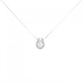K18WG ダイヤモンド ネックレス 0.291CT