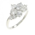 PT フラワー ダイヤモンド リング 1.00CT