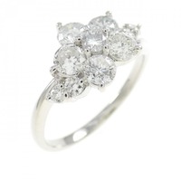 PT フラワー ダイヤモンド リング 1.00CT