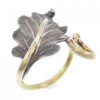 フェデリコ ブチェラッティ 925/750YG リーフ リング