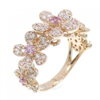 ポンテヴェキオ フラワー リング 0.26CT