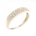 K18PG ダイヤモンド リング 0.30CT