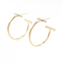 ティファニー Tワイヤーフープ ミディアム ピアス