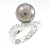 タサキ 黒蝶パール リング 11mm