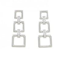 K18WG ダイヤモンド ピアス 0.26CT