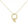 K18YG ダイヤモンド ネックレス 0.01CT