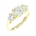 K18YG ダイヤモンド リング 1.00CT