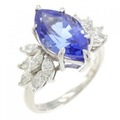 PT タンザナイト リング 3.27CT