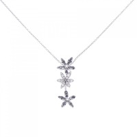 ポンテヴェキオ フラワー ダイヤモンド ネックレス 0.37CT