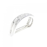 750WG ダイヤモンド ピンキー リング 0.33CT