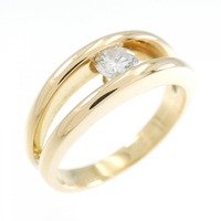 K18YG ダイヤモンド リング 0.25CT