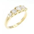 K18YG ダイヤモンド リング 0.50CT