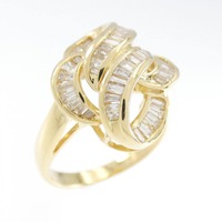 K18YG ダイヤモンド リング 0.86CT