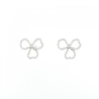 ティファニー ペーパーフラワー オープンフラワー ミニ ピアス