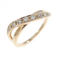 K18PG ダイヤモンド リング 0.18CT