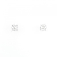 PT ダイヤモンド ピアス 0.511CT 0.512CT F-G SI2 Good