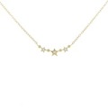 K18YG スター ダイヤモンド ネックレス 0.01CT