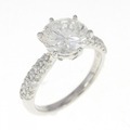 PT ダイヤモンド リング 2.100CT H SI1 Good