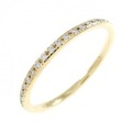 K18YG フルエタニティ ダイヤモンド リング 0.20CT