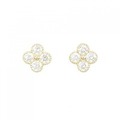 【新品】K18YG ダイヤモンド ピアス 1.002CT F VS1-SI1 VG