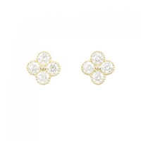 【新品】K18YG ダイヤモンド ピアス 1.002CT F VS1-SI1 VG
