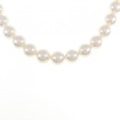 シルバークラスプ アコヤパール ネックレス 7.5-8mm