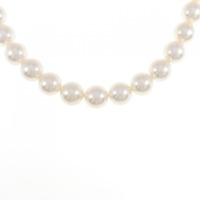 シルバークラスプ アコヤパール ネックレス 7.5-8mm