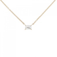 K18PG ダイヤモンド ネックレス 0.21CT
