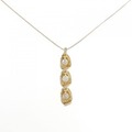 K18YG ダイヤモンド ネックレス 0.57CT