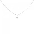 PT ソリティア ダイヤモンド ネックレス 0.15CT
