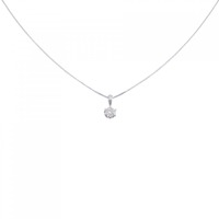 PT ソリティア ダイヤモンド ネックレス 0.15CT