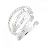 K18WG ダイヤモンド リング 0.18CT
