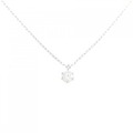 PT ソリティア ダイヤモンド ネックレス 0.13CT