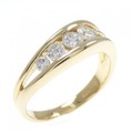 K18YG ダイヤモンド リング 0.50CT