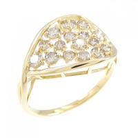 K18YG ダイヤモンド リング 0.72CT